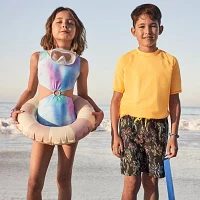 Thereabouts Little & Big Girls Tie Dye One Piece Swimsuit