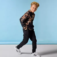 Xersion Little & Big Boys Double-Knit Mid Rise Cuffed Jogger Pant