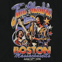 Mens Short Sleeve Jimi Hendrix Graphic T-Shirt