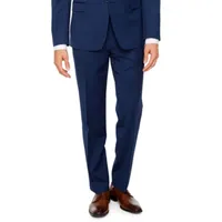 Collection By Michael Strahan Mens Grid Stretch Fabric Slim Fit Suit Jacket