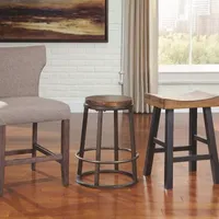 Signature Design by Ashley® Glosco Set of 2 Counter Height Bar Stools