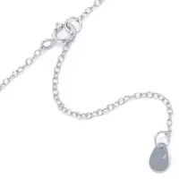 Silver Treasures Love You To The Moon And Back Sterling Silver 16 Inch Cable Pendant Necklace