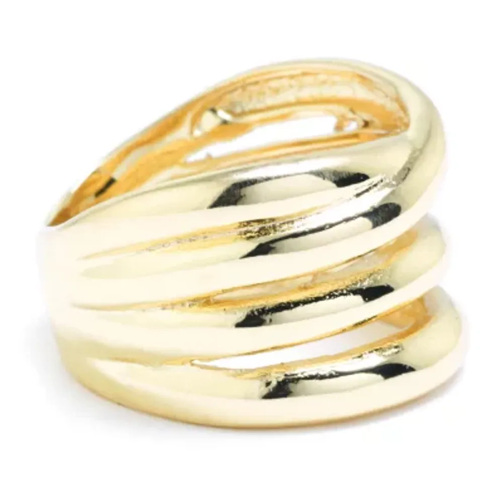Sparkle Allure 14K Gold Over Brass Band