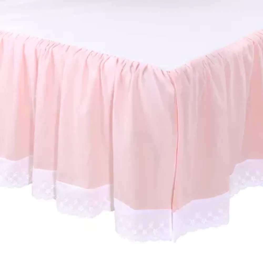 The Peanutshell Farmhouse Crib Skirt