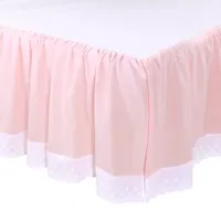 The Peanutshell Farmhouse Crib Skirt