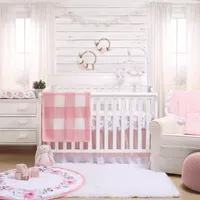 The Peanutshell Farmhouse Crib Skirt