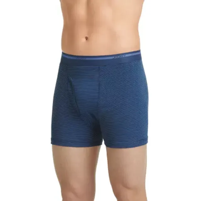 Jockey Chafe Proof Pouch Microfiber Mens 3 Pack Long Leg Boxer