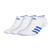 adidas 3 Pair No Show Socks Mens