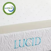 Lucid 3 Inch Memory Foam Mattress Topper