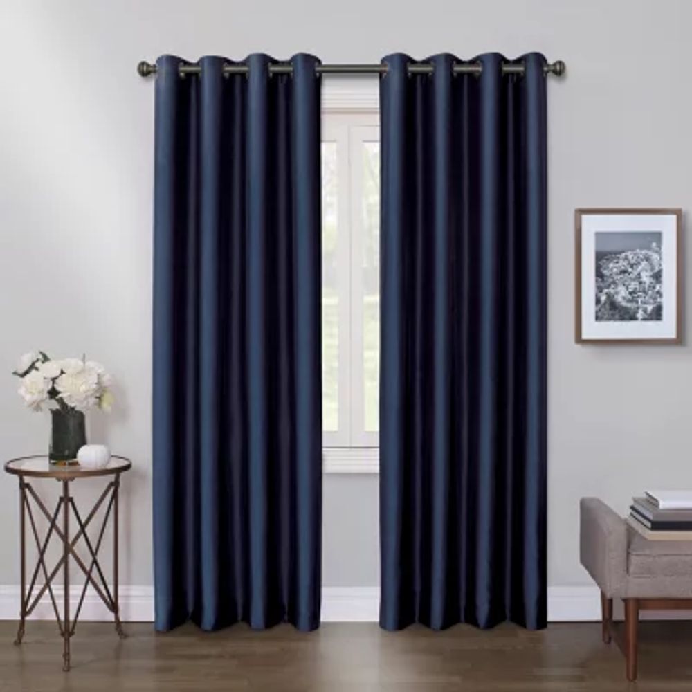 Max Blackout Mystique Grommet Top 100% Single Curtain Panel