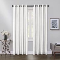 Max Blackout Mystique 100% Grommet Top Single Curtain Panel