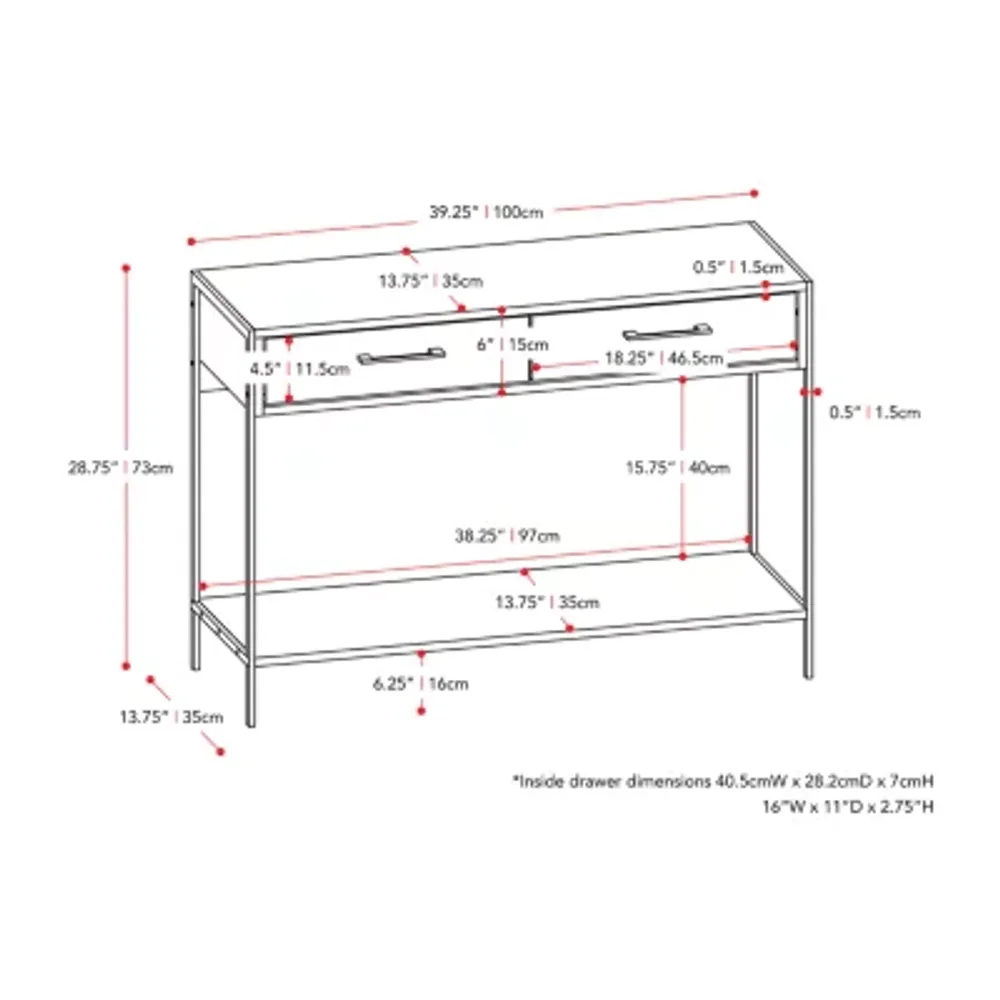 Joliet Home Office Collection Desk