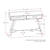 Aurora Home Office Collection Desk