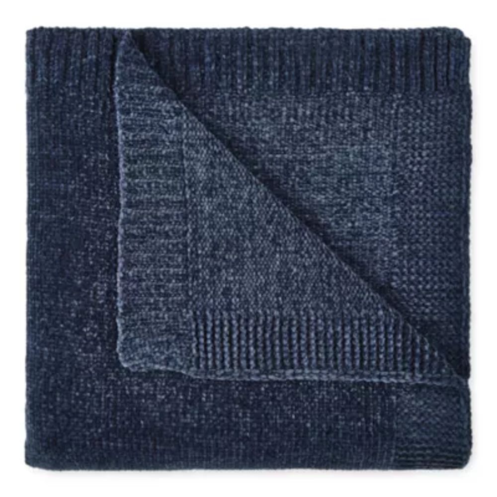 Liz Claiborne Luxe Chenille Throw