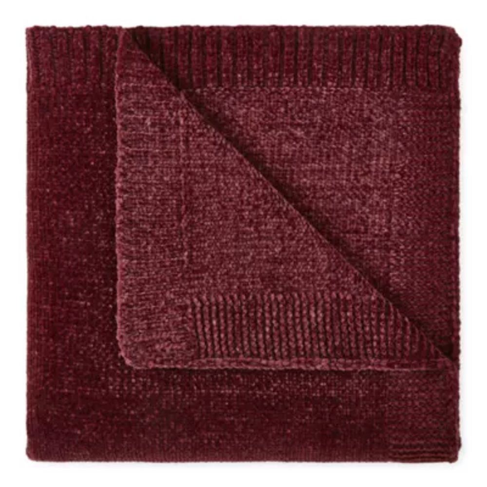 Liz Claiborne Luxe Chenille Throw