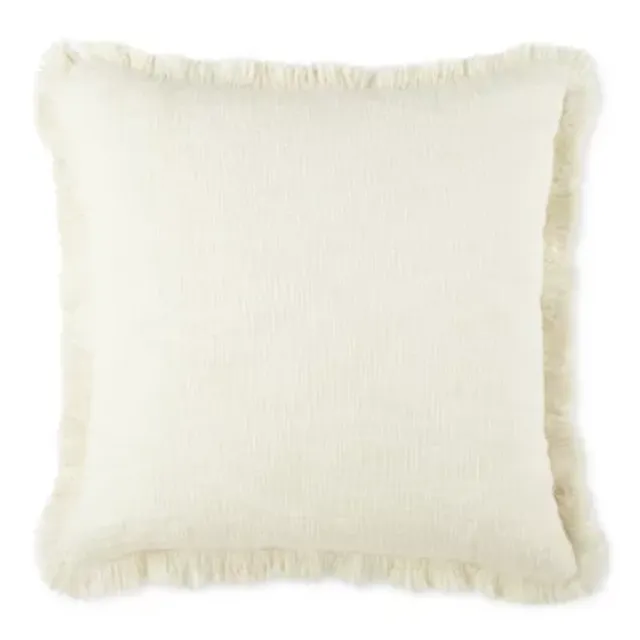 Linden Street Solid Texture Slub Square Throw Pillow - JCPenney