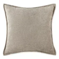 Liz Claiborne Solid Chenille Square Throw Pillow