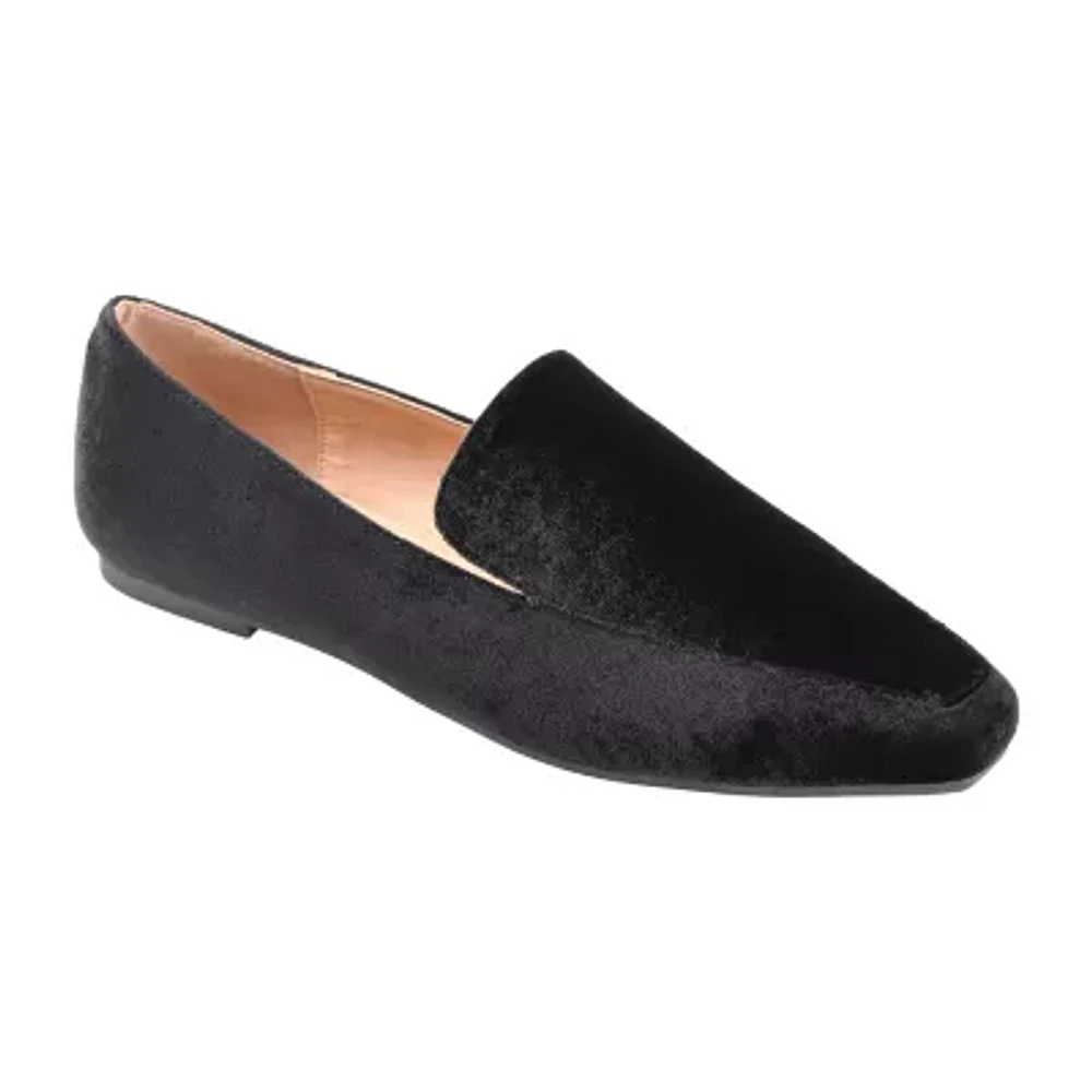 Journee Collection Womens Silas Square Toe Loafers