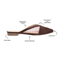 Journee Collection Womens Reeo Closed Toe Mules