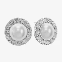 Monet Jewelry Simulated Pearl 16mm Stud Earrings