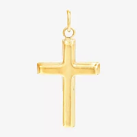 Unisex Adult 14K Gold Cross Pendants