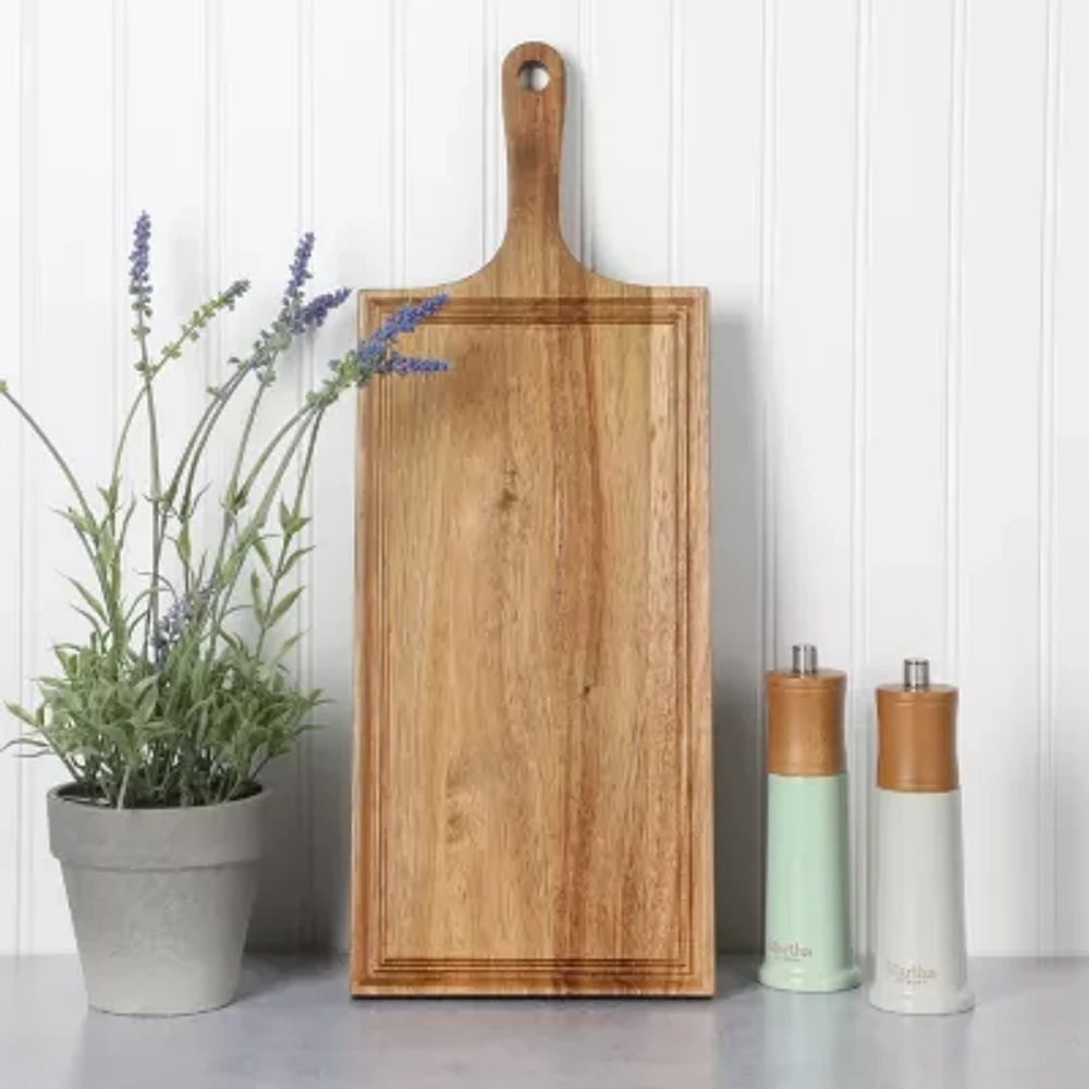 Martha Stewart Highbrook  High Charcuterie Wood Cheese Board