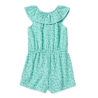 Okie Dokie Toddler & Little Girls Sleeveless Romper