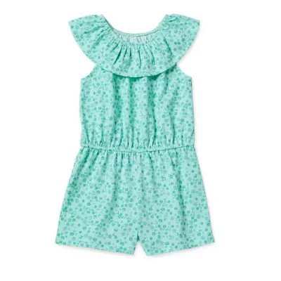 Okie Dokie Toddler & Little Girls Sleeveless Romper