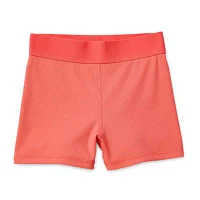 Xersion Little & Big Girls Stretch Fabric Ribbed Pull-On Short