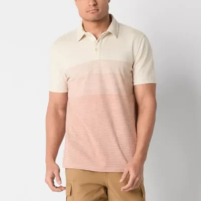 mutual weave Mens Regular Fit Short Sleeve Polo Shirt