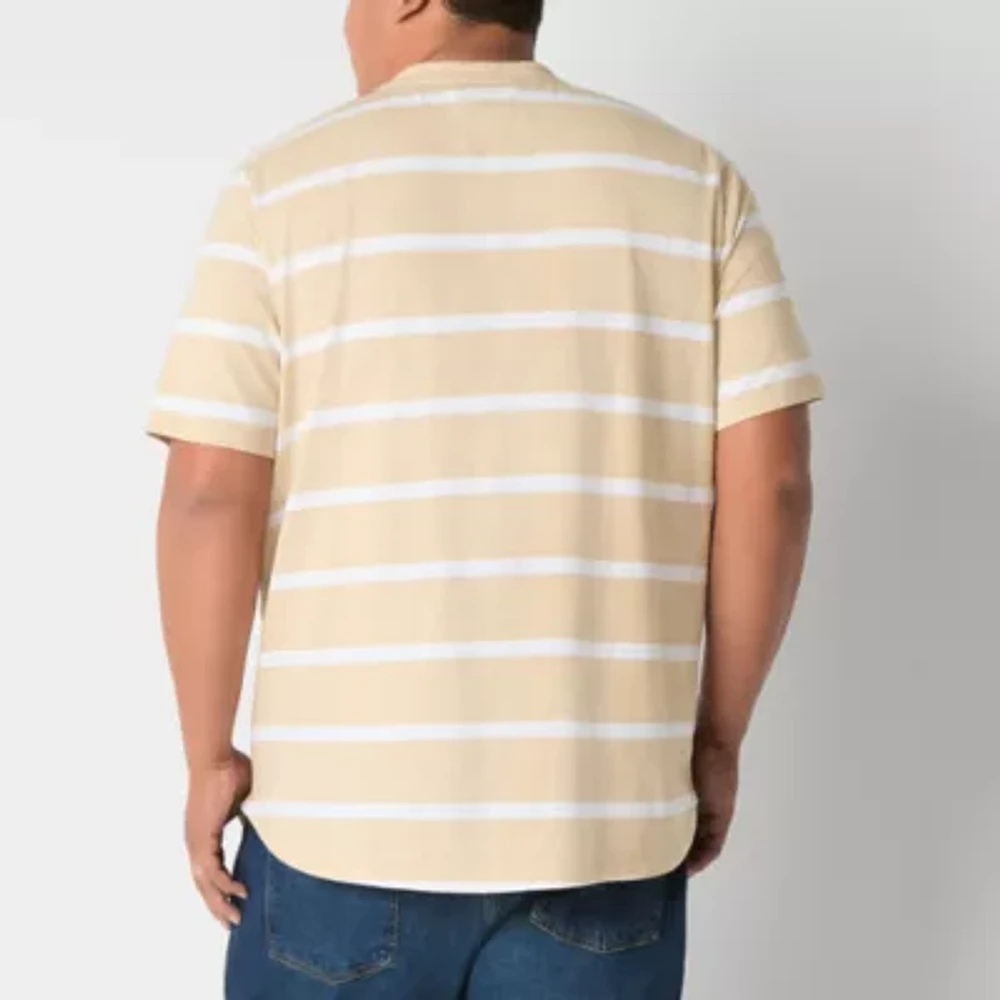 Stylus Big and Tall Mens Crew Neck Short Sleeve T-Shirt