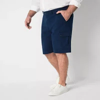 St. John's Bay Comfort Waist 10" & 11"  Mens Big and Tall Stretch Fabric Cargo Short
