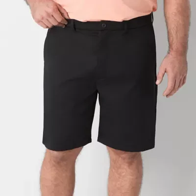 St. John's Bay Mens Big and Tall Dexterity  Adaptive Stretch Fabric Adjustable Features Easy-on + Easy-off Chino Short