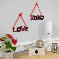 Northlight Love And Xoxo 2-pc. Wall Decal