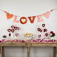 Northlight Glittered Love Wall Sign