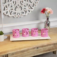 Northlight Love Votive 4-pc. Valentines Day Gnome
