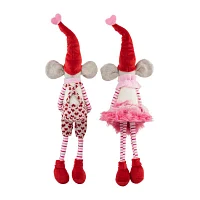 Northlight Mice With Love And Xoxo 2-pc. Valentines Day Gnome