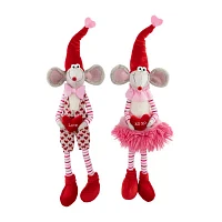 Northlight Mice With Love And Xoxo 2-pc. Valentines Day Gnome
