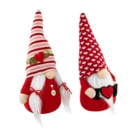 Northlight Plush I Heart U Set 2-pc. Valentines Day Gnome