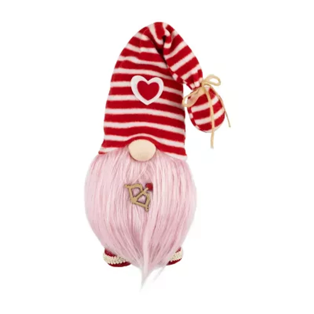 Northlight Plush Bow And Arrow Valentines Day Gnome