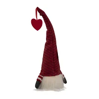 Northlight Red Striped Kiss Me Valentines Day Gnome