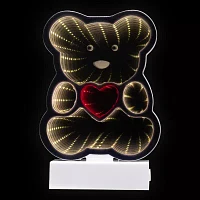 Northlight 3d Teddy Bear With Heart Valentines Day Gnome