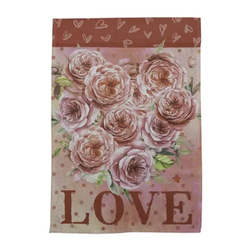 Northlight Love Rose Bouquet Garden Flags