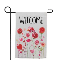 Northlight Roses And Hearts Floral Garden Flags