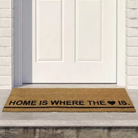 Northlight Home Is Where The Heart Is Outdoor Rectangular Doormats