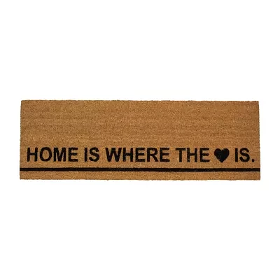 Northlight Home Is Where The Heart Is Outdoor Rectangular Doormats