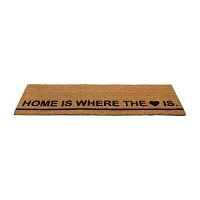 Northlight Home Is Where The Heart Is Outdoor Rectangular Doormats