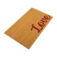 Northlight Love Outdoor Rectangular Doormats