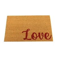 Northlight Love Outdoor Rectangular Doormats