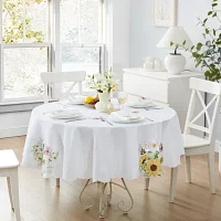 Elrene Home Fashions Sunflower And Daisies Cutwork Tablecloths